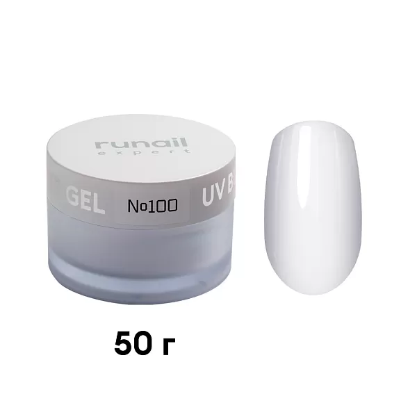 Runail Expert, Гель моделирующий UV BUILDER GEL №100, 50г банка